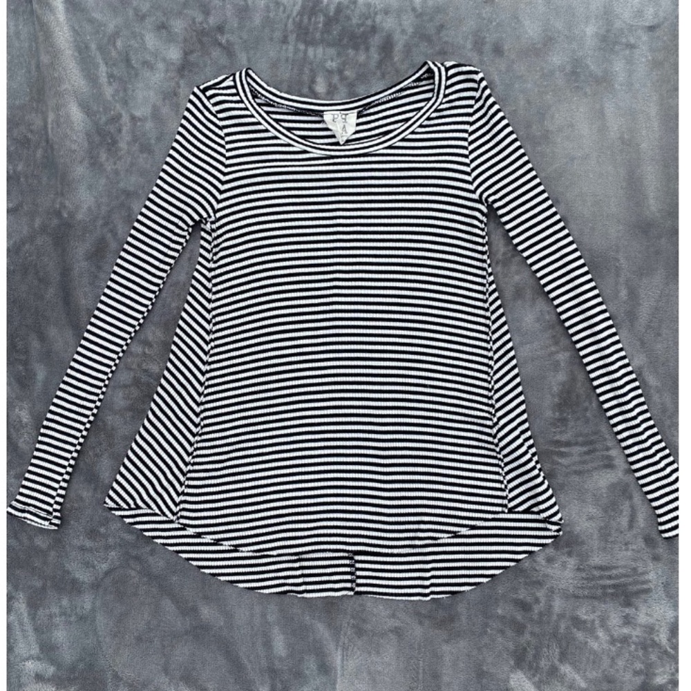 People's Project LA Oversize Striped Top
